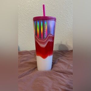 Pink starbucks cup 💕